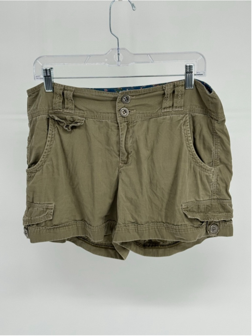 Daughters of the Liberation Women's Olive Green Cargo Shorts